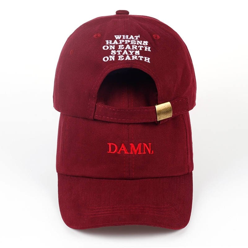 Kšiltovka Kendrick Lamar "Damn." vínově červená