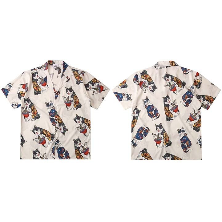 Fashion letní košile "Cats"
