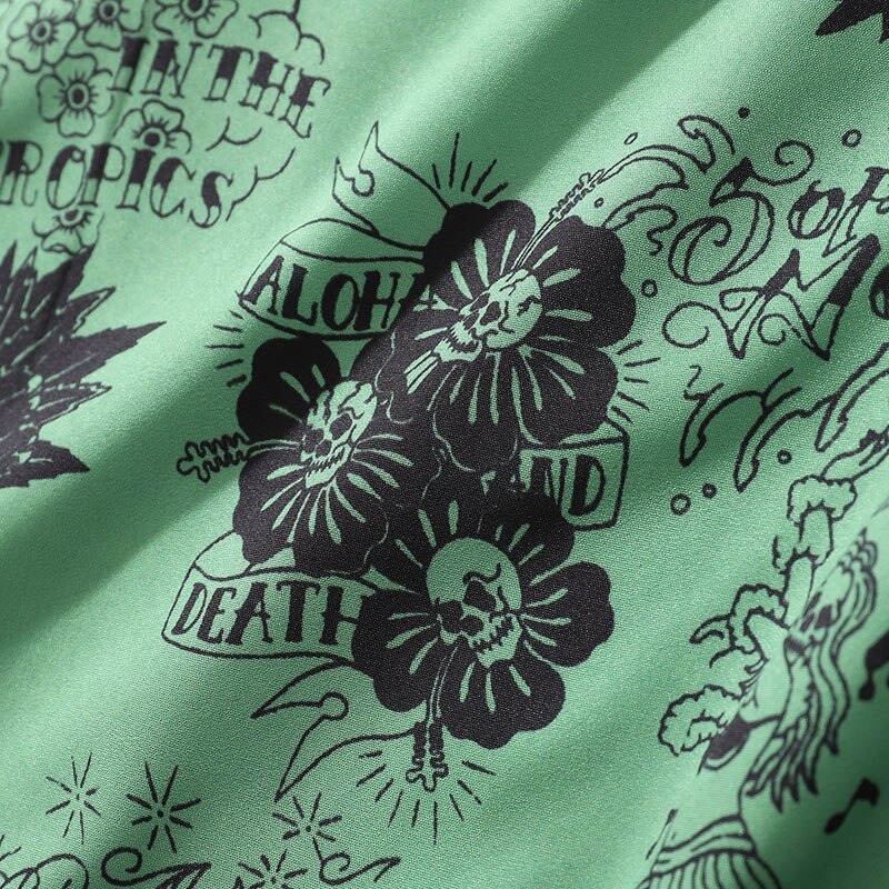 Fashion letní košile zelená